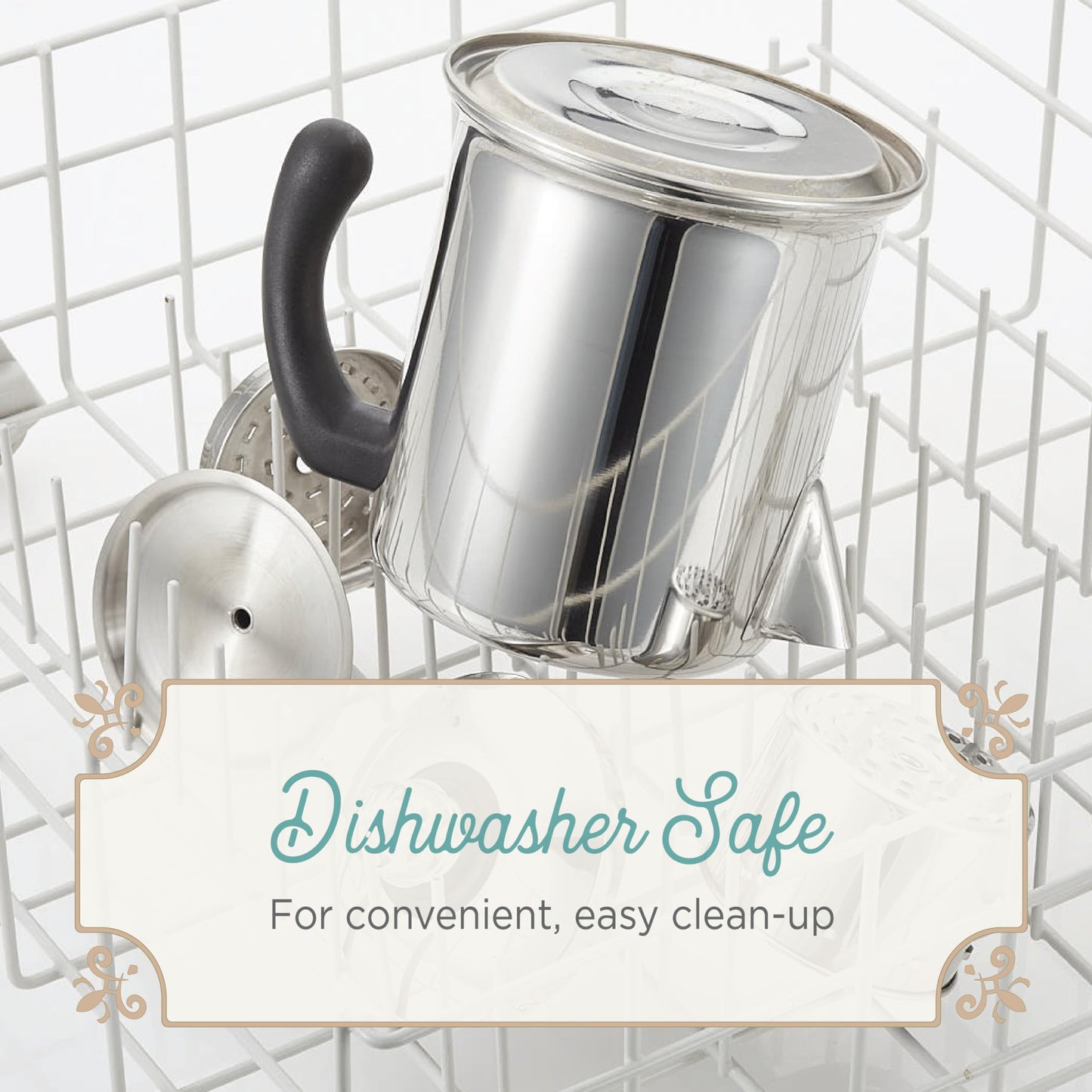 Farberware Classic Stainless Steel Yosemite Percolator Coffee Pot, 8-Cup, Stainless Steel