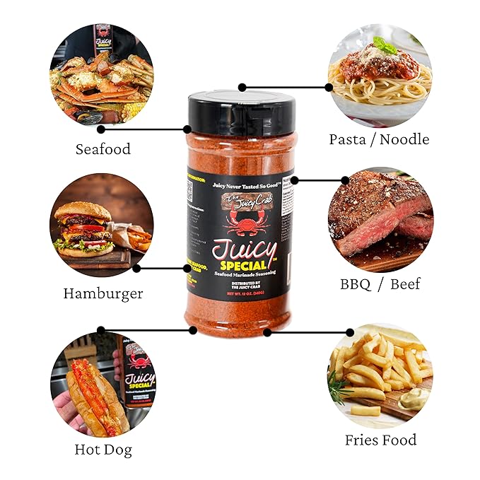 Juicy Special Cajun Seafood Marinade Seasoning by The Juicy Crab | 12OZ (340g)