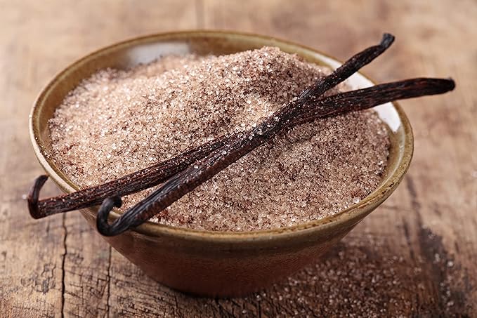 Pure Vanilla Bean Sugar - Made with Real Madagascar Pods & Pure Cane Sugar - For Cooking, Baking, & Additional Flavoring - A Sweet Substitute for Extract, Paste & Beans - 12 Oz
