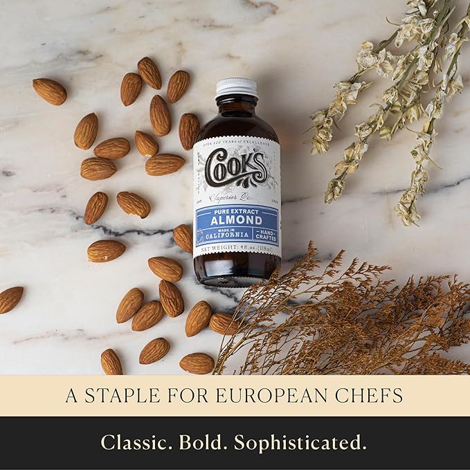 Cook?™s, Pure Almond Extract for Baking, Cooking, and Mixology, Allergen Free Almond Flavoring Extract, 16 oz