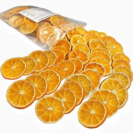 Premium Dried Orange Slices 8.8oz/250g,Dehydrated Orange Slices NO Addtives,Dried Oranges No Sugar Added,Fruit Tea,Dehydrated Fruit for Cocktails,Crafts,Baking,Caffeine Free Tea,Sleep Time Tea