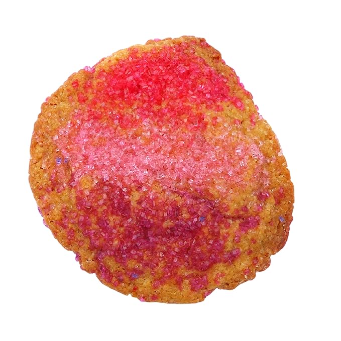 Bakerpan Sugar Sprinkles for Baking - 7 Ounce Hot Pink Decorating Sugar Crystals for Cookies, Cake Pops, Ice Cream (Made in USA)
