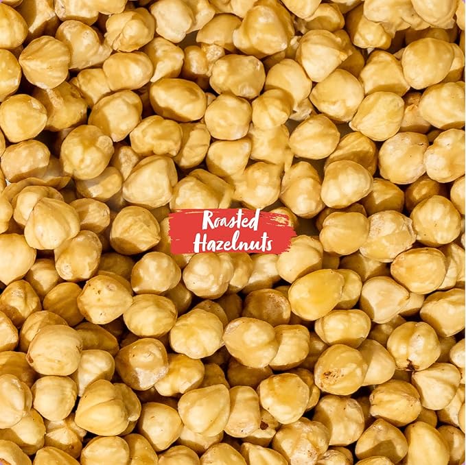 Nature?셲 Garden Roasted Hazelnuts-Whole Roasted Hazelnuts, Bulk, Raw Hazelnuts, High Fiber, Kosher Certified, Cholesterol Free, Hazelnuts For Baking, Hazelnuts For Snacking ??Bulk 737g Bag (Pack of 2)