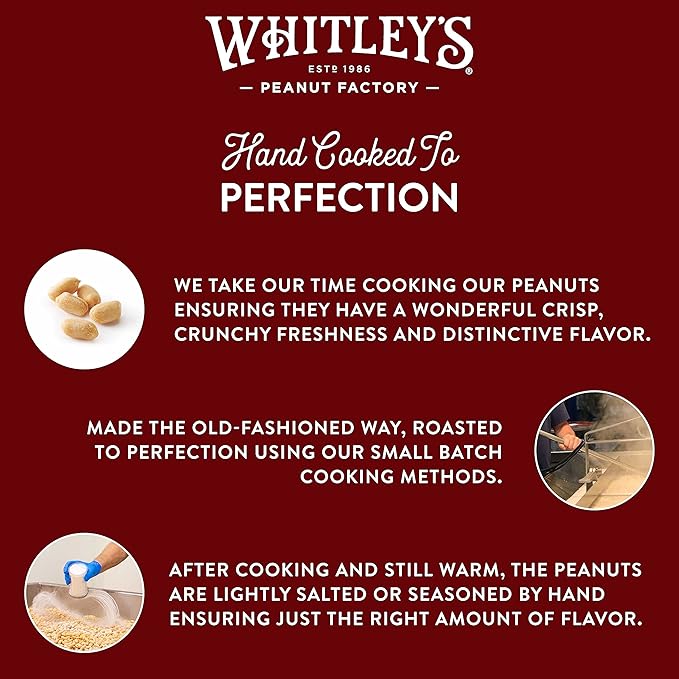 Whitley?셲 Salted Virginia Peanuts ??Super Extra Large 'Home Cooked' Virginia Peanuts (32 Ounce Tin)