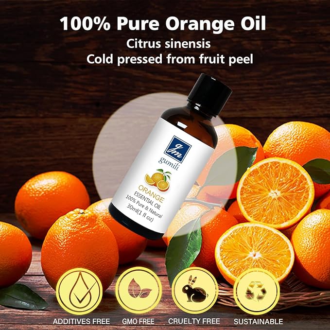 Orange Essential Oil 1 Oz ??100% Pure Sweet Orange Oil for Diffuser, Skin, Body, Spray, Massage & DIY