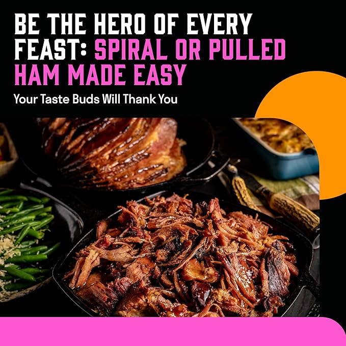 Hey Grill Hey | Ham Rub & Ham Glaze Seasoning Kit | Smoked Pulled and Spiral Ham recipes. | Double Smoked Ham Kit