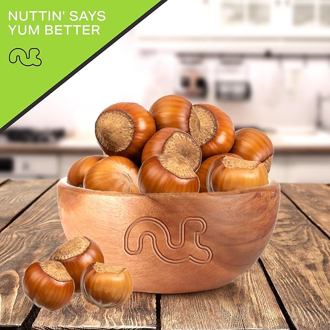 NUT CRAVINGS, Raw Hazelnuts Filberts In Shell, Whole, (32oz - 2 LB) Bulk Nuts Packed Fresh in Resealable Bag, Healthy Protein Food Snack, Food Assortments Ideal for Trail Mixed Nuts