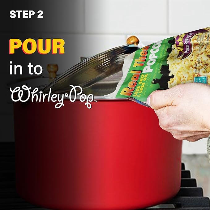 Wabash Valley Farms Popcorn Popping Kits -Less Salt Less Oil, Popcorn Kernels for Popcorn Machine, All in One Popcorn Kernels, Popcorn Kits, 25 kits