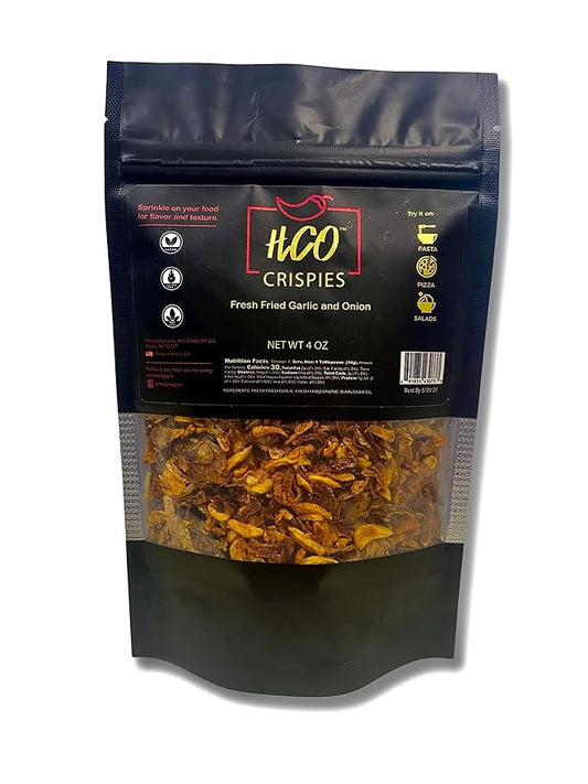 HCO Crispies ??Fried Garlic and Onion Mix | Perfect for Baking, Seasoning & Topping | From the Makers of Hot Crispy Oil
