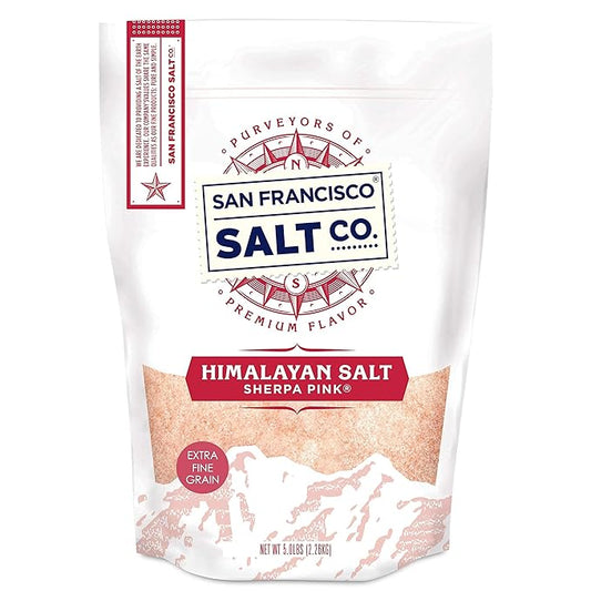 Sherpa Pink Himalayan Salt - 5 lbs. Extra-Fine Grain