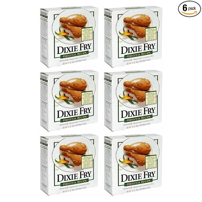 10-Ounce Original Recipe Coating Mix for Fried Chicken, Pork Chops, & Seafood (Pack of 6)