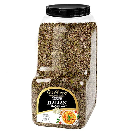 GranAroma Italian Seasoning, Aromatic Spice Blend, Italian Cuisine, Versatile Flavor (2 Pound)