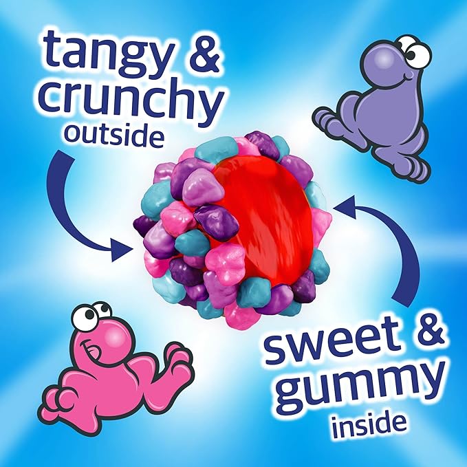 Nerds Gummy Clusters Candy, Very Berry, Resealable 8 Ounce Bag (Pack of 2)