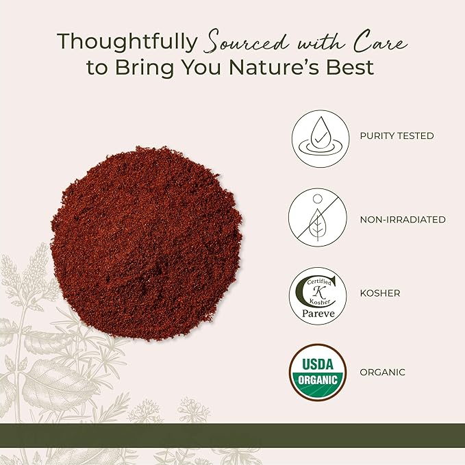 Starwest Botanicals Organic Cayenne Pepper Powder 35k HU - Adds Heat, Red Pepper Spice for Seasoning & Marinades, Derived from Capsaicin, Certified Kosher, Non-GMO - Bulk 1 lb Bag