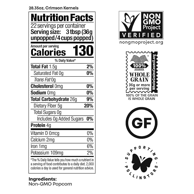 Black Jewell Gourmet Popcorn Kernels, Crimson Red, 28.35 Ounces (Pack of 2)
