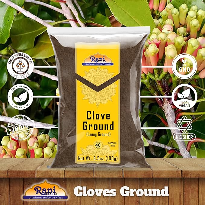 Rani Cloves Powder (Laung) Indian Spice 3.5oz (100g) ~ All Natural, Gluten Friendly | NON-GMO | Kosher | Vegan | Indian Origin