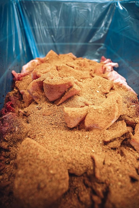 Bearded Butchers Supreme Italian Pizza Seasoning, 18 oz ??For Up to 25 lbs of Meat ??Perfect for Bratwurst, Snack Sticks, Burgers, and Pepperoni ??Includes Parmesan, Tomato, Garlic, and Bell Pepper