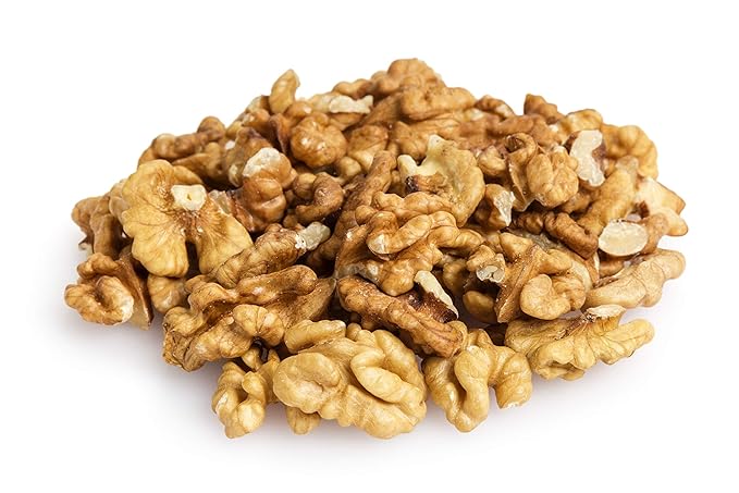 Raw Natural California Walnuts Halves and Pieces 12 oz (Pack of 2)