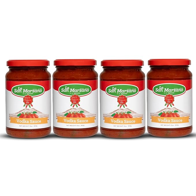 La San Marzano Vodka Sauce, 13 oz, Pasta Sauce Made in Italy, All Purpose Tomato Premium Quality, All Natural, Non GMO, Gluten Free