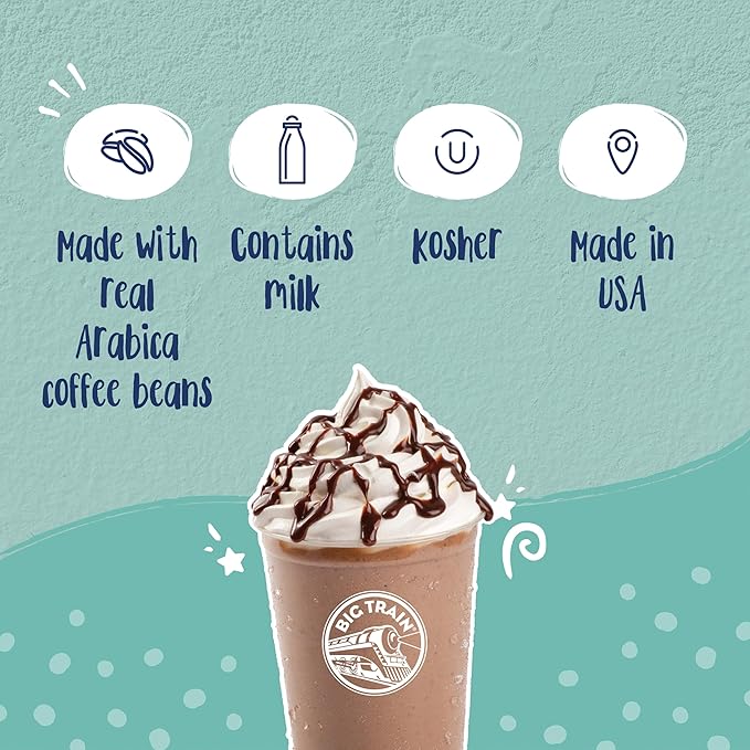 Big Train Low Carb Vanilla Latte Blended Ice Coffee, 1.85 Pound (Pack of 2)