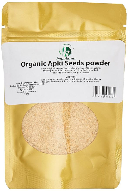 KOPABANA Organic Akpi Seed Powder بد?ر ا?ا?ب? 2 oz