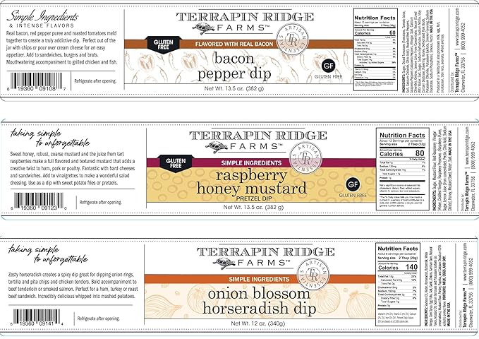 Terrapin Ridge Farms Dip Sampler, Set of 3
