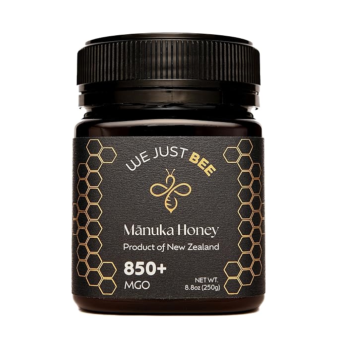 Raw Manuka Honey MGO 850+ | Premium New Zealand Honey – Supports Wellness with Natural Properties | 100% Pure, Sustainably Sourced | Ideal for Tea, Toast, & More – 250g/8.8oz