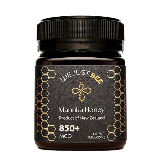 Raw Manuka Honey MGO 850+ | Premium New Zealand Honey – Supports Wellness with Natural Properties | 100% Pure, Sustainably Sourced | Ideal for Tea, Toast, & More – 250g/8.8oz