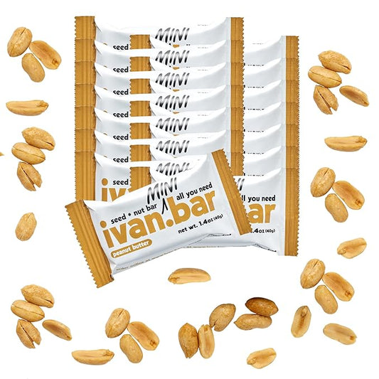 Protein Packed Energy Snack Bar | Provides Healthy Energy | Vegan, All Natural Ingredients | Soy, Dairy & Gluten Free (1.4 Ounce (Pack of 15 Bars), Peanut Butter)