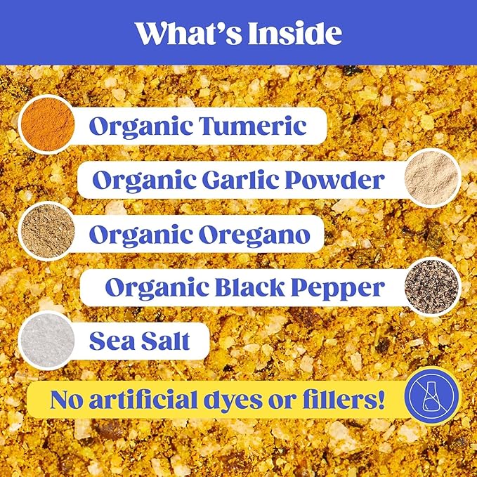 Loisa Seasoning, USDA Organic, Non-GMO, No-MSG, No Preservatives, No Artificial Coloring, No Artificial Flavors, 2.9oz (Adobo 2 Pack)