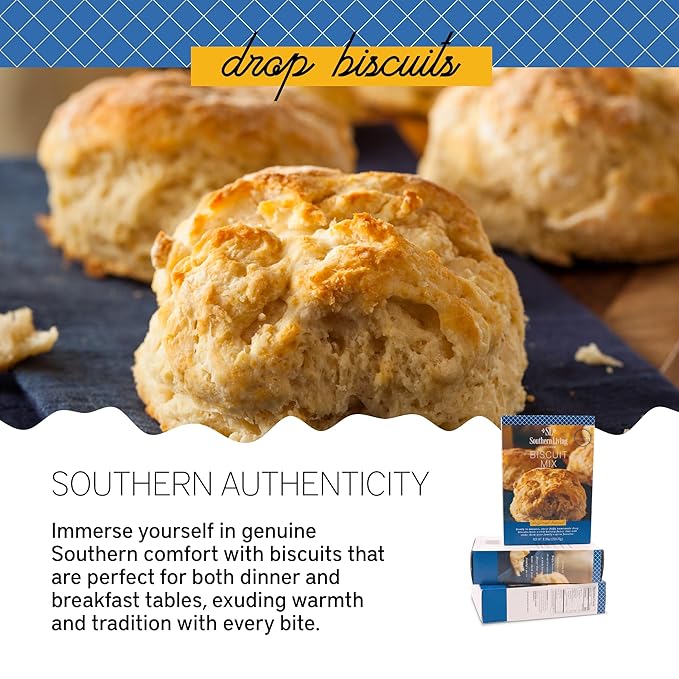 Southern Living Gourmet Original Biscuit Mix, Easy-to-Bake Delight, Dinner Biscuits, Breakfast Biscuits, Baking Mix, Pantry Staple, Makes 10 Biscuits