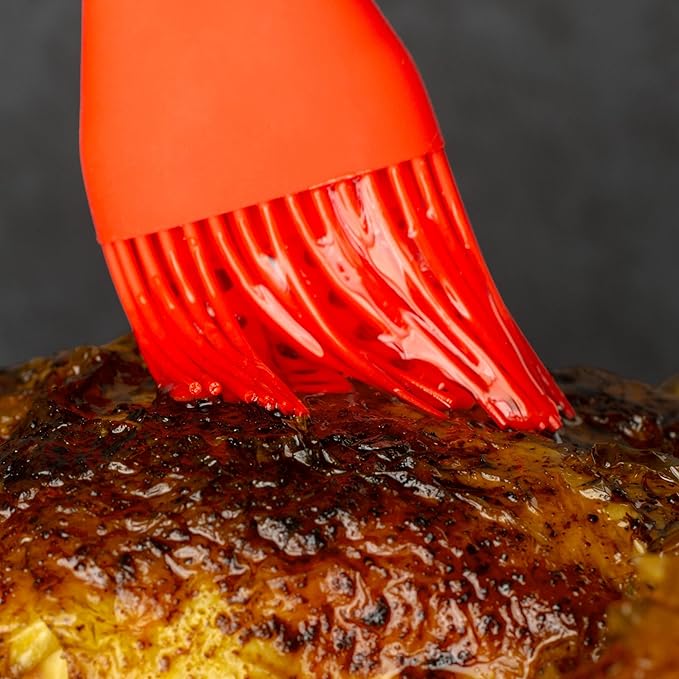 GIR: Get It Right Silicone Basting Brush – High Heat Resistant Kitchen Tool for Cooking, Grilling & Baking, Ultimate - 8IN, Slate