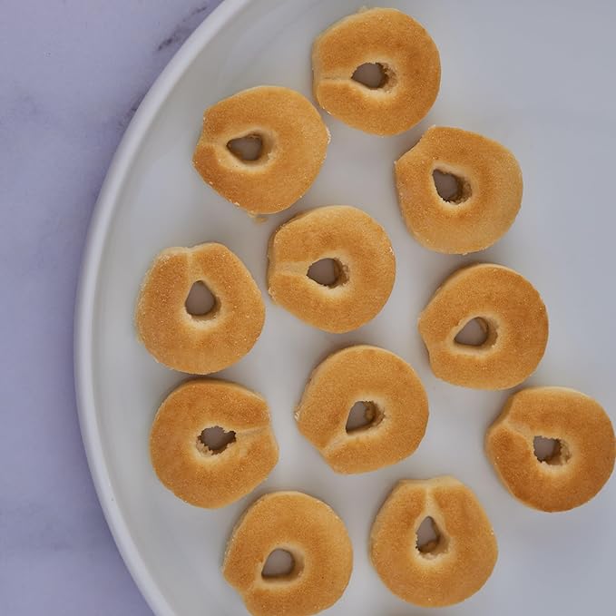 Snacklava Mini Cookie Rings - 20 Pack (10 Pieces per Pack) - No Artificial Colors or Preservatives - 4 Clean Ingredients