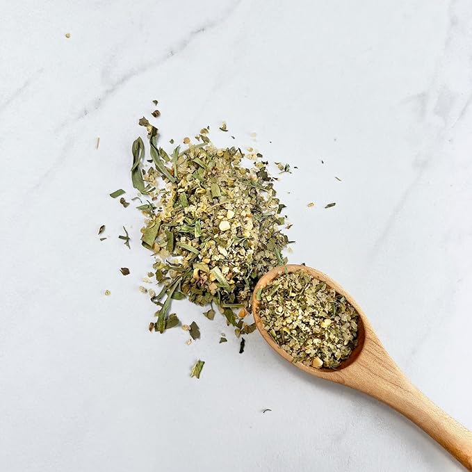 s.a.l.t. sisters French Herb Salt | All-Natural, Gluten Free, MSG Free, Non-GMO | Easily Dissolvable Herb Blend Coarse Sea Salt | Versatile Salt for Meat, Fish, Vegetables, and More | 1lb