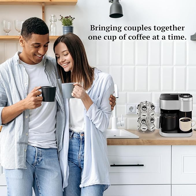 Couple's Coffee K-Cups | Gives Back to Military Families | Jamaican Me Crazy | Gourmet Flavored Coffee with Smooth Vanilla Caramel Flavors | Compatible with K-Cups & Single Serve Brewers | 24 Count