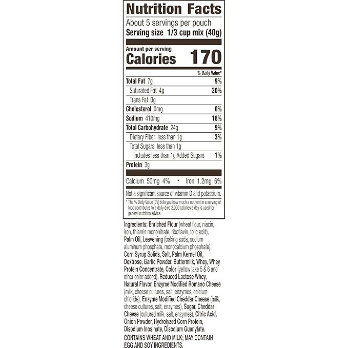 Betty Crocker Bisquick Complete Cheese Garlic Biscuit Mix, Just Add Water, 7.75 oz. (Pack of 9)