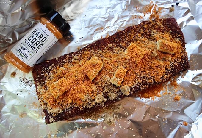 Hardcore Carnivore Amplify - Mega Savory Flavor Dust Seasoning (10.5 oz Shaker) Umami -Packed, All -Purpose Texas-Made Blend for Meat, Veggies and More