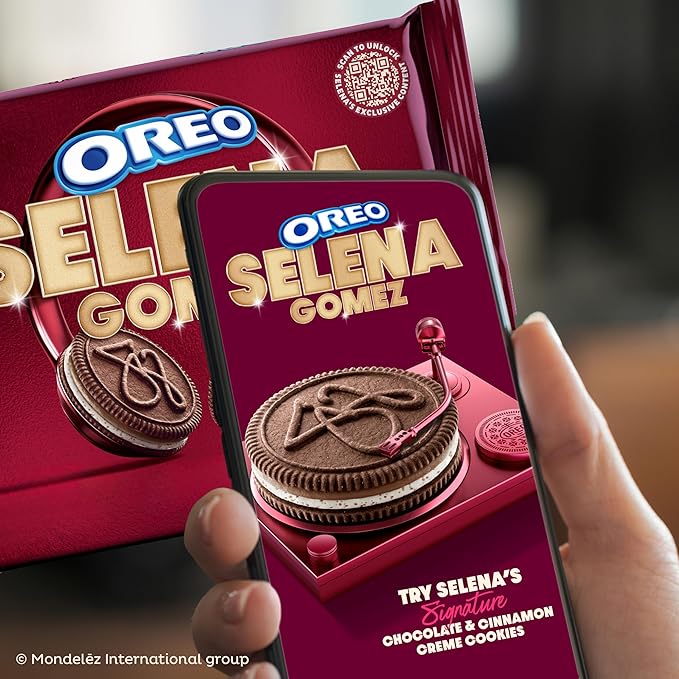 Selena Gomez OREO Cookies, Chocolate and Cinnamon Creme, Limited Edition, 10.68 oz