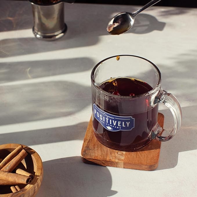 Organic Positively Tea Company, Cinnamon Apple Spice Black Tea, K-Cup Compatible, 24 Pods