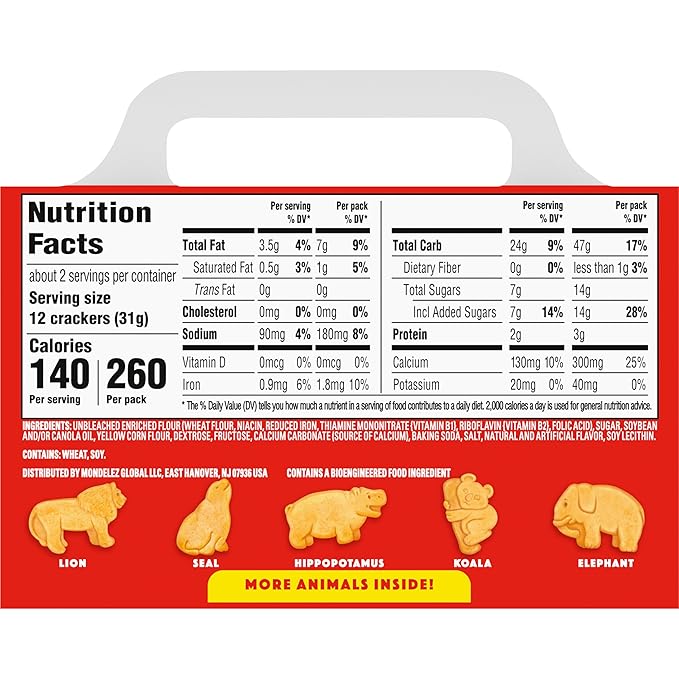 BARNUM'S Original Animal Crackers, Bulk Kids Snacks, 12 - 2.13 oz Boxes