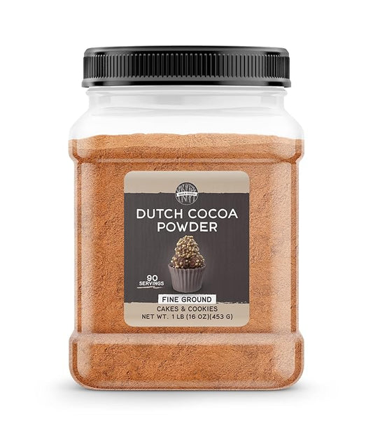 Birch & Meadow 1 lb of Dutch Cocoa Powder, Cookies & Cakes, Chocolate Flavor