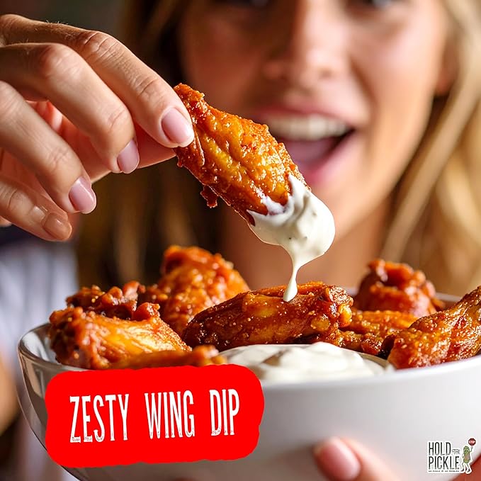 Hold The Pickle Dill Pickle Seasoning Dip Mix ??Vegan Dill Pickle Seasoning for Cooking, Popcorn, Chips & More ??All Natural, Non-GMO, Gluten Free, Kosher - 3 Pack