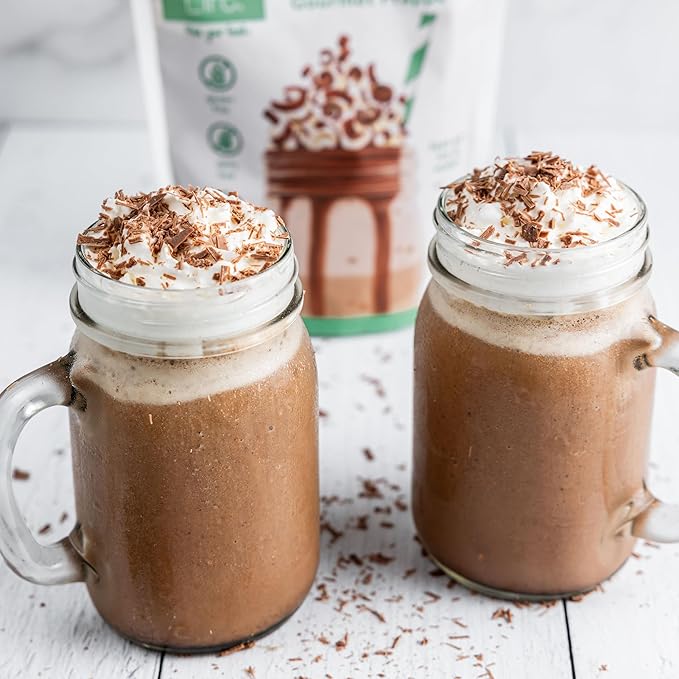 Bare Life: Dairy Free Frozen Hot Cocoa | Blended Premium Frappe Iced Hot Chocolate Smoothie | Vegan, Organic, Gluten Free, Paleo, Lactose Free, Soy Free | 10.16 oz