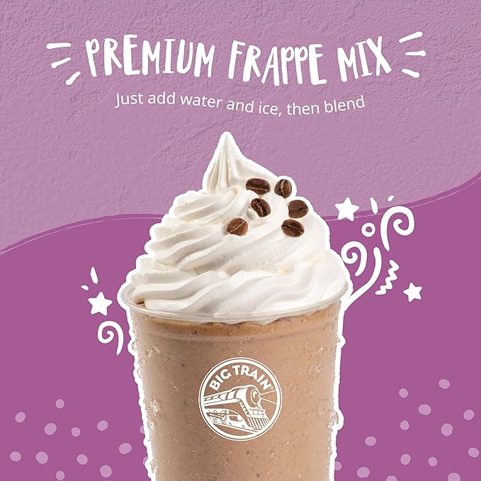 Big Train Reduced Sugar Vanilla Latte Blended Ice Coffee Beverage Mix, 3.5 Pound (Pack of 1)