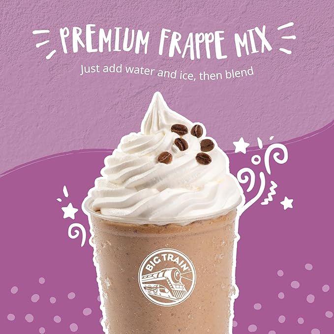 Big Train Blended Ice Coffee, Vanilla Latte, 3.5 Pound, Powdered Instant Coffee Drink Mix, Serve Hot or Cold, Makes Blended Frappe Drinks