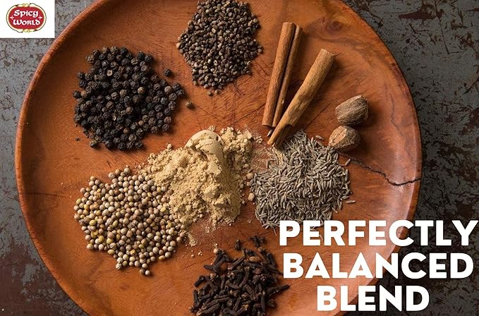 Spicy World Baharat Spice Blend 7 Oz - Middle Eastern Mixed Spices Seasoning - No Additives No Preservatives No Fillers (7 Ounce Bag)