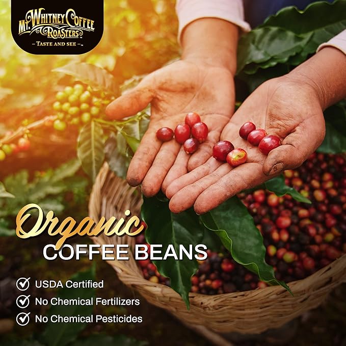 Mt. Whitney Guatemala Adiesto Cooperative Organic, Low Acid - Whole Bean Coffee (Whole, 2 lb)