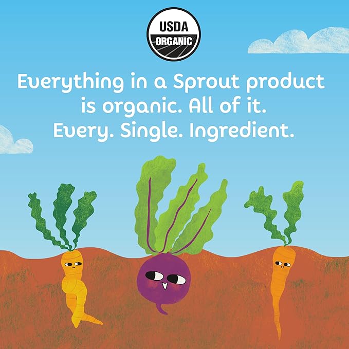 Sprout Organic Baby Food, Stage 4 Toddler Snacks, Pumpkin Butter & Jelly Wafflez, Single Serve Waffles (50 Count),5 Count (Pack of 10)