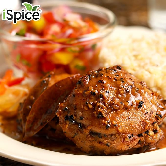 iSpice Premium Adobo Seasoning For Cooking all natural and Gluten Free| All Purpose well in meat, Soup, steak |10.2 Oz (290g)