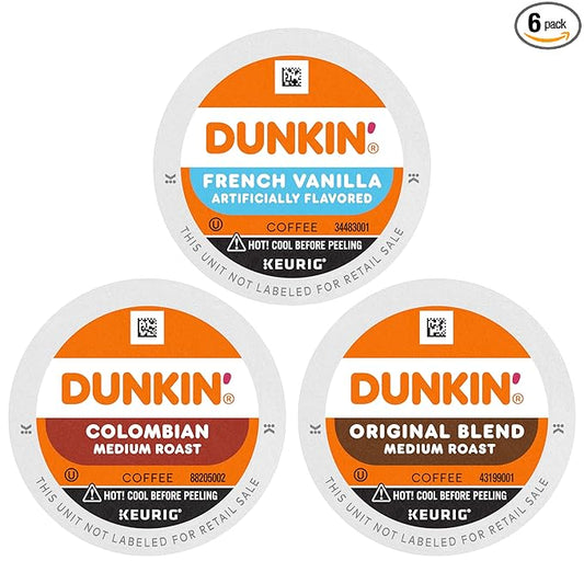 Dunkin' Best Sellers Coffee Variety Pack, 60 Keurig K-Cup Pods